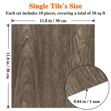 Orgthin Vinyl Floor Tiles Peel and Stick, Self Adhesive India | Ubuy