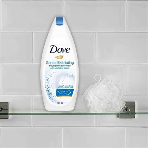 Buy DOVE GENTLE EXFOLIATING NOURISHING BODY WASH - 190 ML (FREE LOOFAH ...