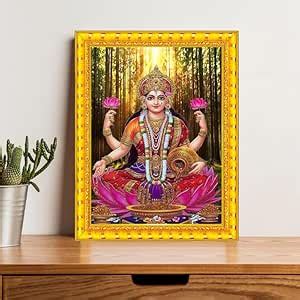 wallpics Golden Frame Hindu Goddess Lakshmi mata Photo Frame – Home ...