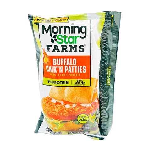MorningStar Farms Buffalo Frozen Chik Veggie Patties - 4ct/10oz