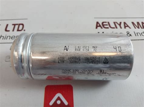 Arcotronics C.87.0Df3 Mkp Capacitor – Aeliya Marine Tech