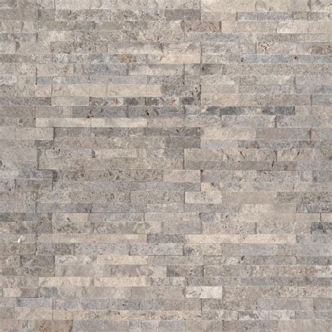 Buy Silver Travertine Ledger Panel Corner 4.5 in. x 9 in. Textured ...