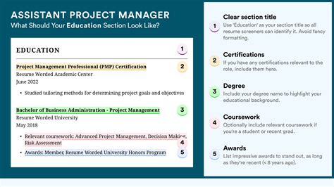 Assistant Project Manager Assistant Project Manager (student) For Team