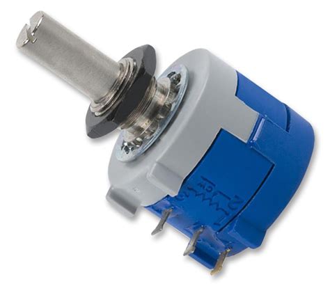 Buy BOURNS Rotary Potentiometer, Wirewound, 10 kohm, 2 W, 5%, 3590S ...