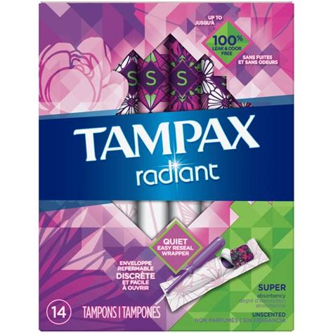 Tampons Radiant Vs Pearl at Eden Goldfinch blog