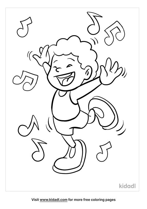 Dance Coloring Pages