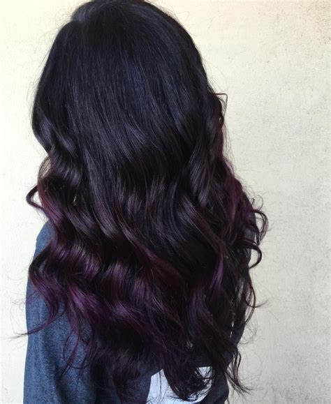 Black Hair With Tint Of Purple - Closets N More