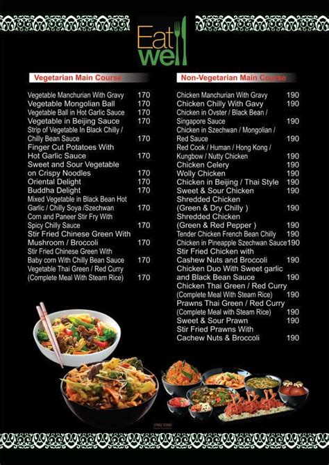 Menu at Eatwell Family Restaurant Pune, India