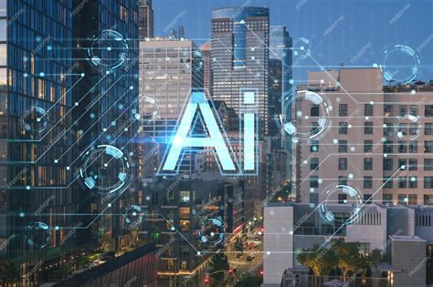 Los Angeles beleuchtetes Stadtbild Innenstadt bei Nacht Kalifornien USA ...