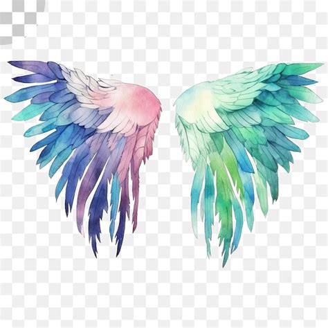 Wings watercolor PSD, High Quality Free PSD Templates for Download ...