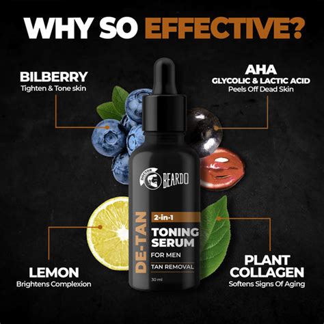 Beardo De-Tan 2 in 1 Toning Serum – Beardo India