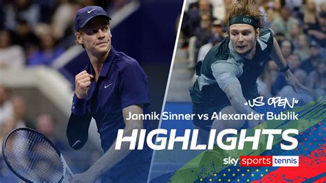 Jannik Sinner vs Alexander Bublik | US Open highlights | Tennis News ...
