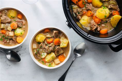 Traditional Slow Cooker Irish Lamb Stew Recipe