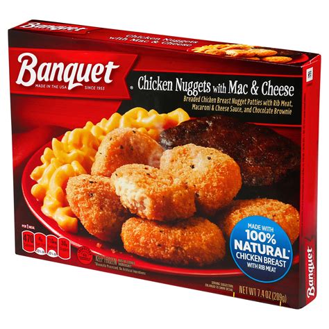 Banquet Chicken Nugget With Mac Cheese 7.4 oz | Shipt