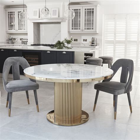 Marble Dining Room Table And Chairs