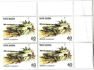 Buy India 1989 3rd Cavalry Corner Block of 4 Stamps MNH # D Online at ...