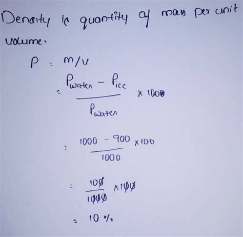 An ice-cube of density 900 kg/m3is floating in water of density 1000 kg ...
