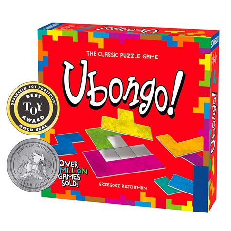 Ubongo - Sprint to Solve The Puzzle Family Friendly Fun Game Highly Re ...