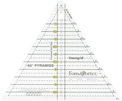 Dritz Fons and Porter Pyramid Ruler : Amazon.in: Home & Kitchen