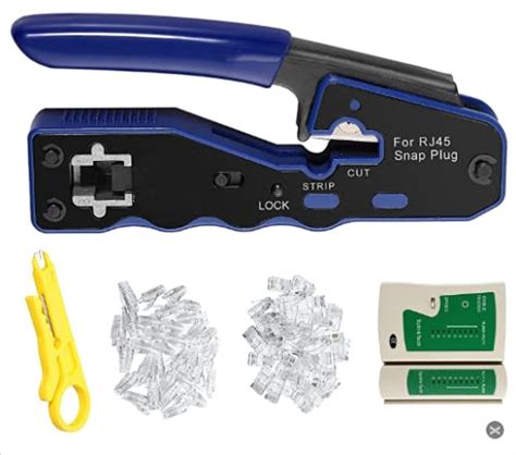 Rj45 Pass Through Crimp Tool Rj45 Crimp Tool Ethernet Crimper ...