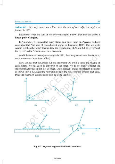 Lines And Angles - NCERT Book of Class 9 Mathematics