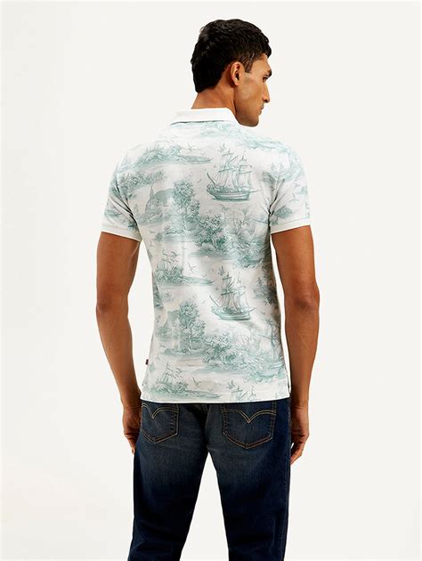 Men's Conversational Slim Fit Polo T-shirt – Levis India Store