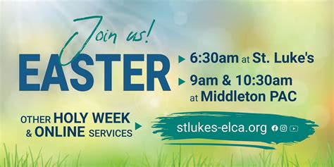 Easter at Middleton PAC | St. Lukes Lutheran Church, Middleton ...