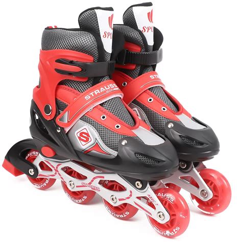 Buy STRAUSS Inline Skates - Adjustable with LED Wheels – StraussSport