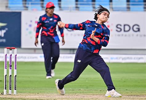 Fatima Sana picked up two wickets but also went for plenty ...