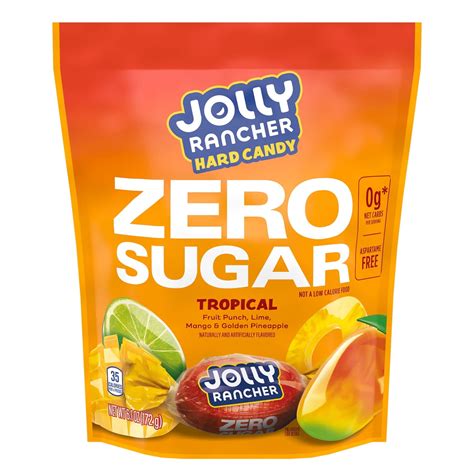 Jolly Rancher Zero Sugar Tropical Fruit Flavored Hard Candy, - Walmart.com