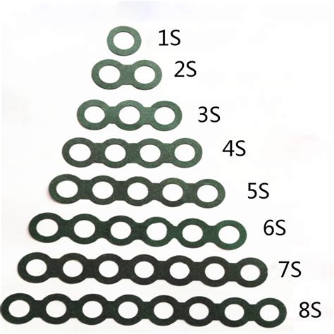 18650/18500 1S Battery Electrical Insulator Insulation Ring Adhesive f