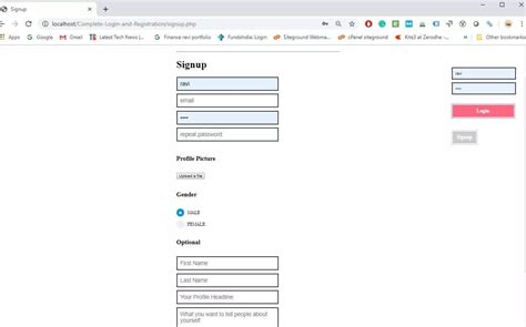 Image result for Registration Form Using PHP and MySQL by Thapatechnial Using Session