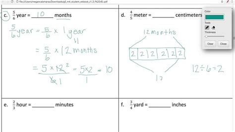 Eureka Math Lesson 41 Homework 4.5 的图像结果