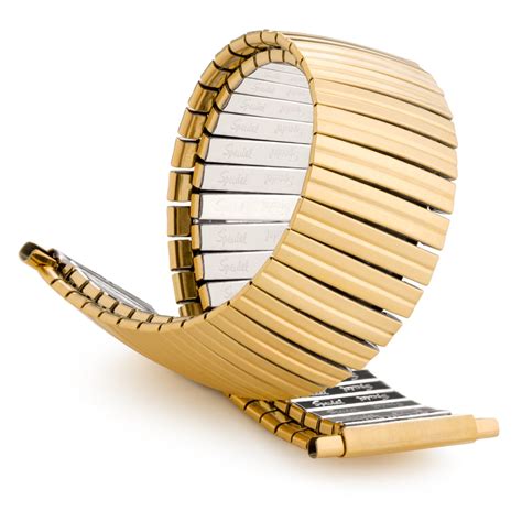 Speidel Men’s Stainless Steel Comfortable Stretch Watch Band,Gold or ...