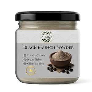 Atrika Black Kaunch Seeds Powder 150g | Kala Kaunch Beej Powder for ...