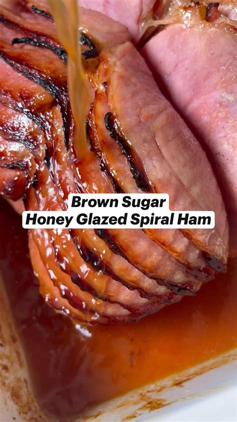 Brown sugar honey glazed spiral ham – Artofit