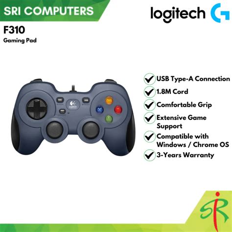 Image result for Logitech F310 Gamepad Software