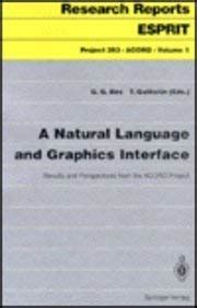 Buy A Natural Language and Graphic Interface: Results and Perspectives ...