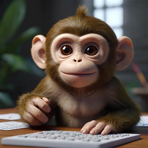 Image result for Monkey Using Computer Correctly