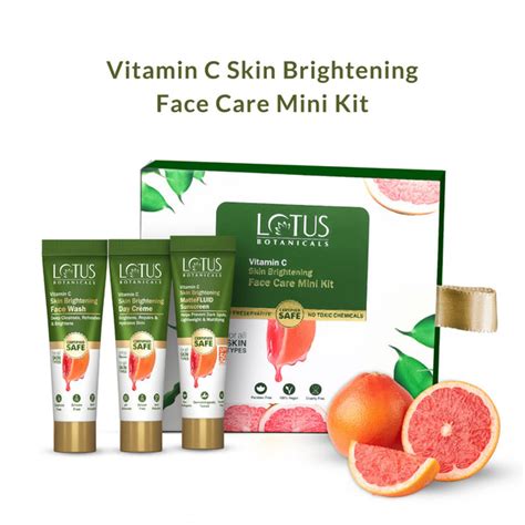 Get Glowing Skin with Vitamin C Skin Brightening Face Care Mini Kit ...