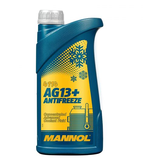 MANNOL 4114 AG13 + Antifreeze Concentrated Advanced COOLANT Fluid SAE ...