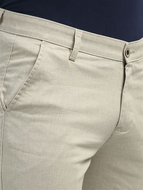 Classic Polo Men's Chiseled Fit Cotton Trousers | TBO2-30 C-BEG-CF-LY