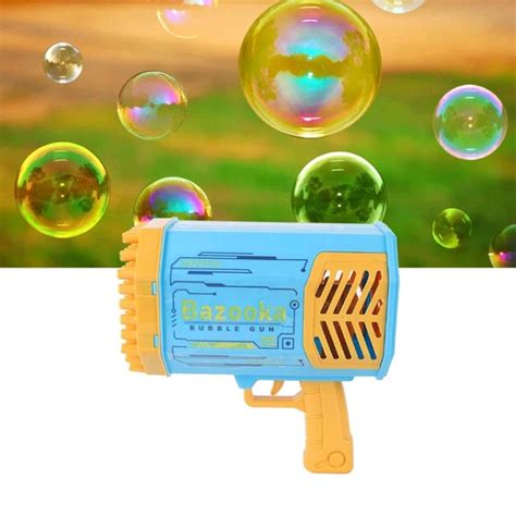 69 Holes Big Rechargeable Powerful Machine Bubble Gun Toys for Kids ...