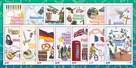 Portadas de cuaderno: Áreas de Primaria