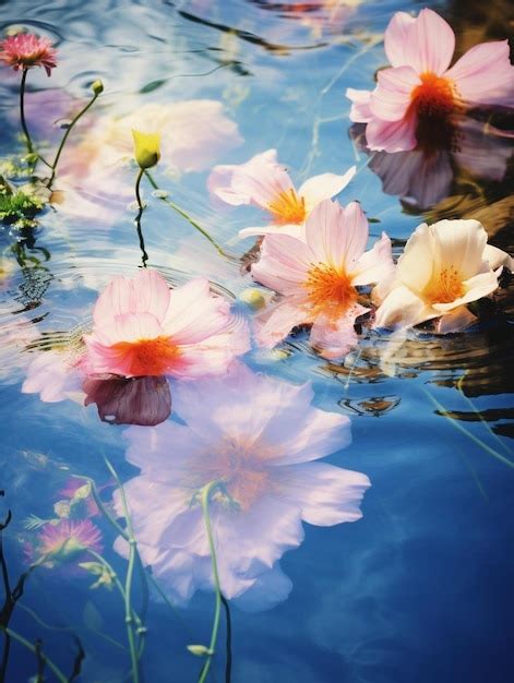 Image result for Spring Flowers Reflection