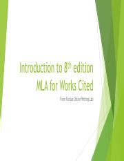 Image result for Understanding MLA 8th Edition
