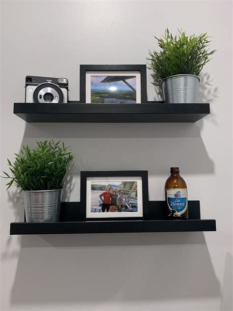 Floating Wall Shelves | Ikea wall shelves, Ikea picture frame, Floating wall shelves