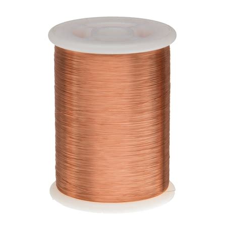 Remington Industries Magnet Wire, MW 79-C, 40 AWG, Red 40HNS2.5 | Zoro