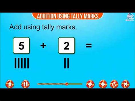 Addition Using Tally Marks Video Lecture - LKG