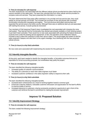 Image result for DMAIC Case Study Examples